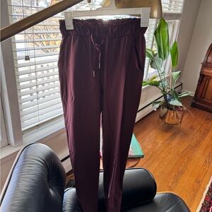 Lululemon Athletica Burgundy joggers